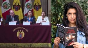 Locutora no deja escuchar pregunta de reportera de Latina Noticias por el caso ollas comunes