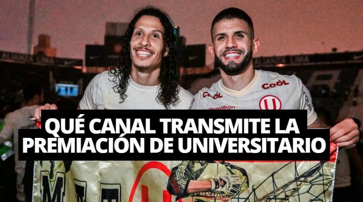 Qué canal transmite la premiación de Universitario en la Liga 1.