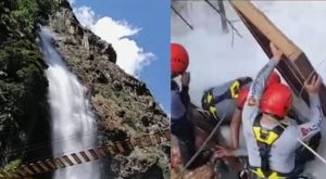 Tragedia en Huaraz: mujer muere tras caer de puente colgante
