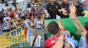 Video revela el presunto origen de la pelea entre hinchas de Brasil y Argentina