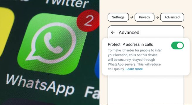 WhatsApp: conoce cómo proteger la dirección IP para llamadas
