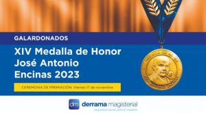 Derrama Magisterial premiará a los galardonados de la medalla de honor José Antonio Encinas 2023