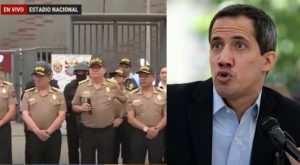 Juan Guaidó condena acciones de la PNP en el Estadio Nacional por control migratorio