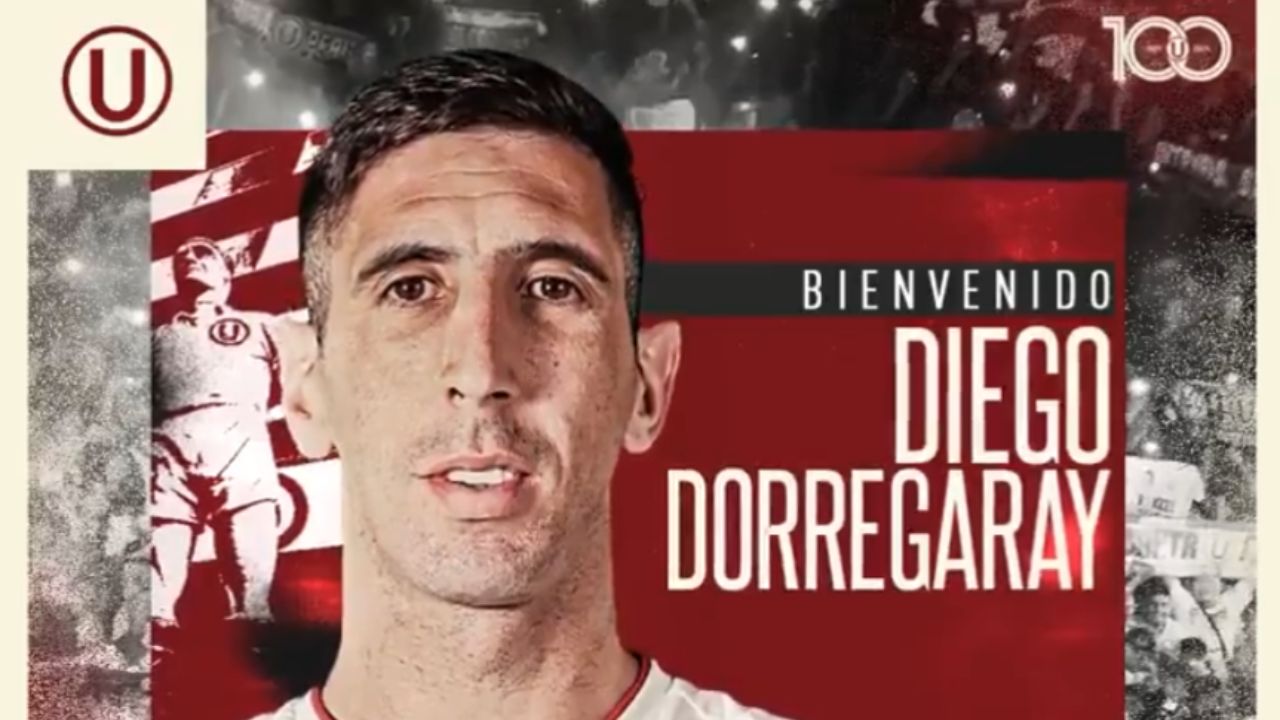 Diego Dorregaray es el nuevo delantero de Universitario para su centenario