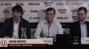 Fabián Bustos fue presentado como DT de Universitario