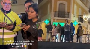 Joven pide poner villancicos peruanos en plaza española: «me sentí como en casa»