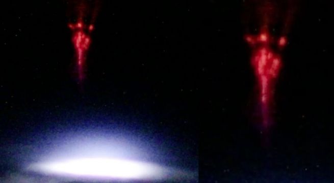 Captura Espacial: Astronauta fotografía un ‘Duende Rojo’ en Plena Tormenta