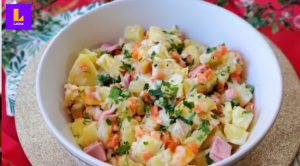 Receta de ensalada navideña peruana para preparar de último minuto