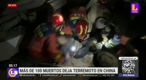 China: fuerte sismo provoca la muerte de más de 100 personas