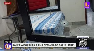 Hombre balea a policías una semana después de salir en libertad