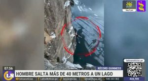 Hombre realiza salto mortal y logra récords Guinness