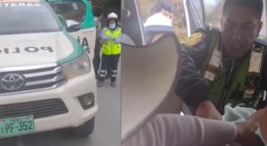 Madre da a luz tras ser ayudada por un policía en la carretera | VIDEO
