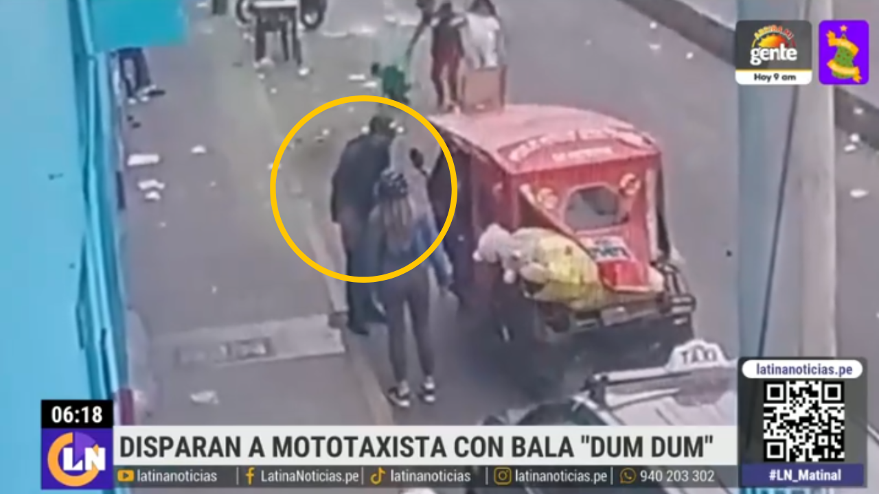 La Victoria: hombre disparó contra mototaxista a plena luz del día 