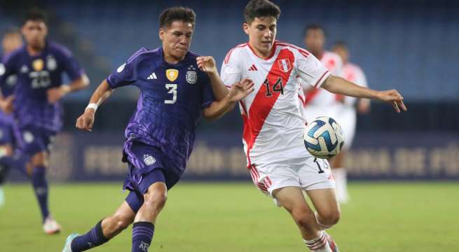 Felipe Chávez jugó el sudamericanos SUB 17 junto a Perú.