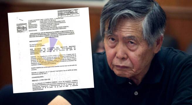 Seguirá en prisión: juez de Ica no dio libertad a Alberto Fujimori