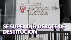 Congreso reprogramó debate de moción sobre destitución a los miembros de la JNJ