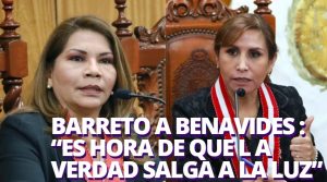 Marita Barreto a Patricia Benavides: «Es hora de que la verdad salga a la luz»