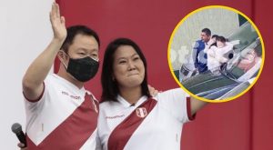 Alberto Fujimori: Keiko y Kenji se abrazan minutos antes de la salida de su padre | VIDEO