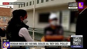 SJM: roban más de 160 mil soles al ‘rey del pollo’ | VIDEO  