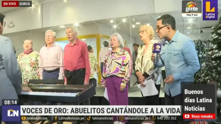 Grandes Amigos: Adultos mayores del grupo «Voces de oro» le cantan a la vida