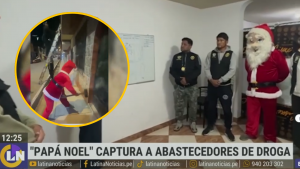 ‘Papá Noel’ de la PNP captura a banda ‘Los renos del mal’