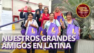 Grandes Amigos: Adultos mayores visitan instalaciones de Latina