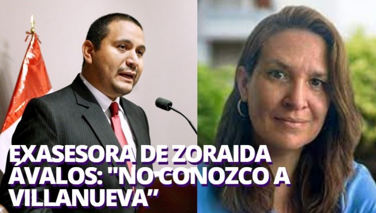 Exasesora de Zoraida Ávalos: «No conozco a Villanueva, iniciaré acciones legales por difamación»