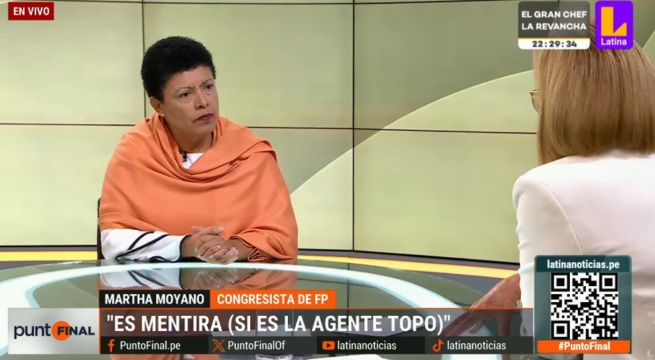 Martha Moyano niega ser ‘La Chalaca’: congresista asegura no ser la ‘topo’ en el caso Benavides