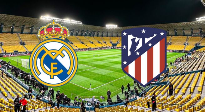 Dónde ver Real Madrid vs Atlético de Madrid por la semifinal de la Supercopa de España