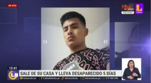 Joven salió de su casa y ya lleva 5 días desaparecido