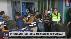 Vecinos de Huacho casi linchan a asesino de hermanas [VIDEO]