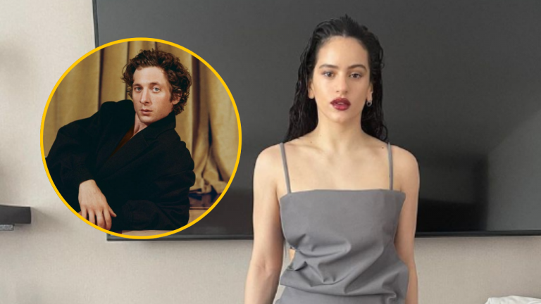 Rosalía y Jeremy Allen White confirman su romance con apasionado beso 