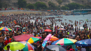 Más de 40 mil veraneantes visitaron Agua Dulce en el primer día del 2024