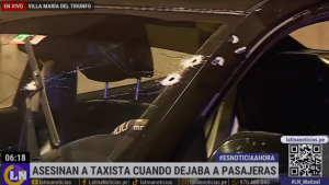 Matan a taxista y hieren menor que iba de pasajera en Villa María del Triunfo