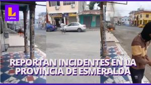 Ecuador: disparan e incendian al menos siete autos en calles de Esmeraldas