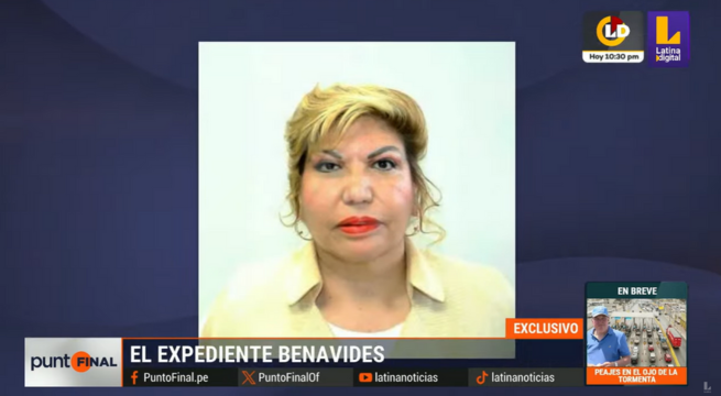 Hermana de Patricia Benavides en la mira por liberación de procesados por narcotráfico