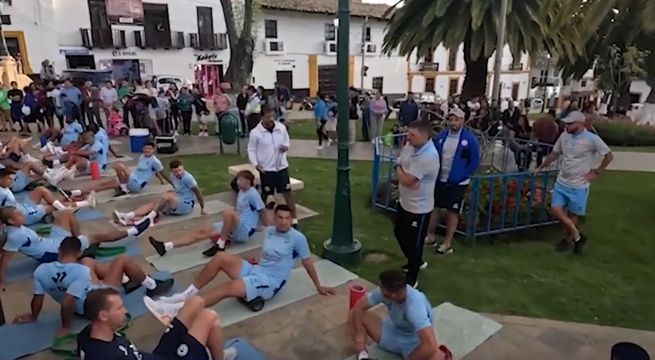 ¿Por qué Deportivo Garcilaso entrenó en la Plaza de Armas?