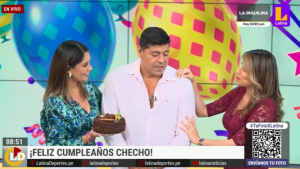 ‘Checho’ Ibarra recibe sorpresa en vivo por su cumpleaños y se conmueve | VIDEO 