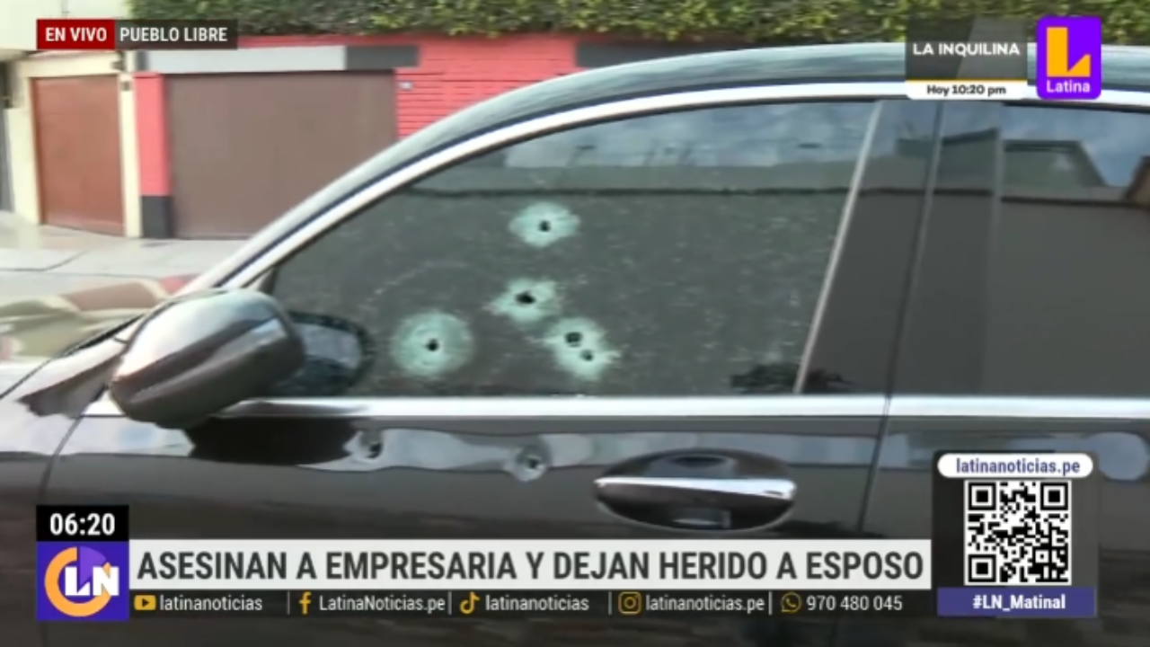 Pueblo Libre: empresaria es asesinada en el interior de su vehículo | VIDEO 