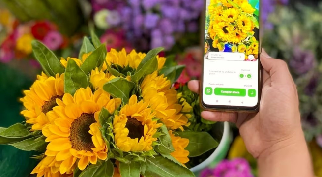 Mercado Mayorista de Flores oferta sus productos mediante app y web