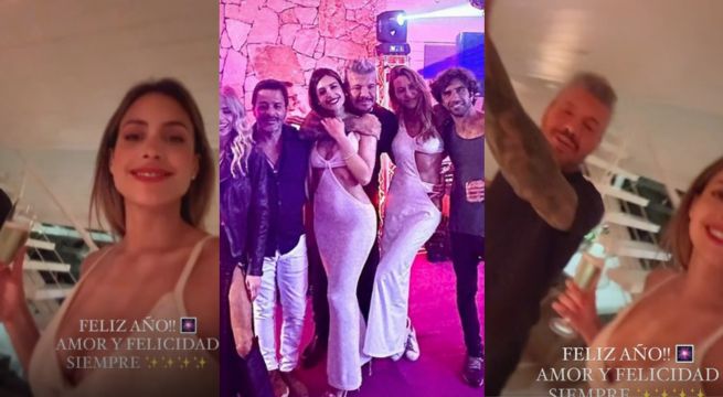 Milett Figueroa y Marcelo Tinelli: Las primeras fotos de sus festejos por el Año Nuevo 2024