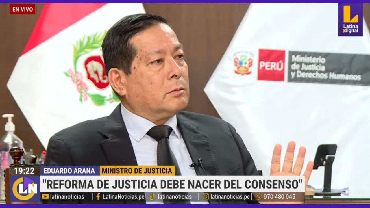 Ministro de Justicia: «Reforma de justicia debe nacer del consenso»