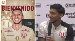 Christofer Gonzales tras volver a la ‘U’: «El primer amor nunca se olvida»