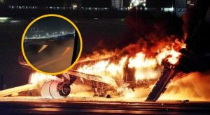 Terror en Japón: así se vivió el incendio del avión desde adentro