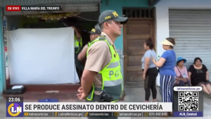 Villa María del Triunfo: hombre es asesinado cuando almorzaba en cevichería | VIDEO 