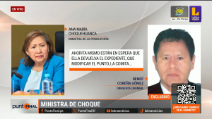 Ministra Choquehuanca descarta «acción contra ministro del Interior», tras destape de Punto Final