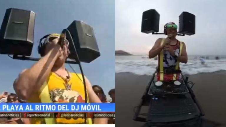‘DJ Móvil’: la historia del hombre que pone la música en las playas de Lima