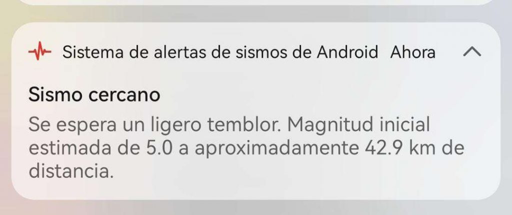 Alerta de sismo en Android: así funciona en los temblores