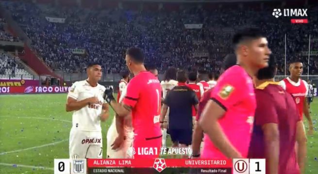 Universitario venció 1-0 a Alianza Lima en el clásico del fútbol peruano