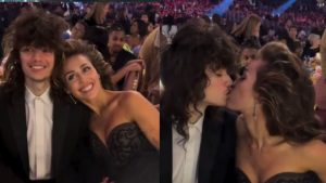 Miley Cyrus estuvo acompañada por Maxx Morando, su novio de ascendencia peruana, en su gran noche en los Grammy